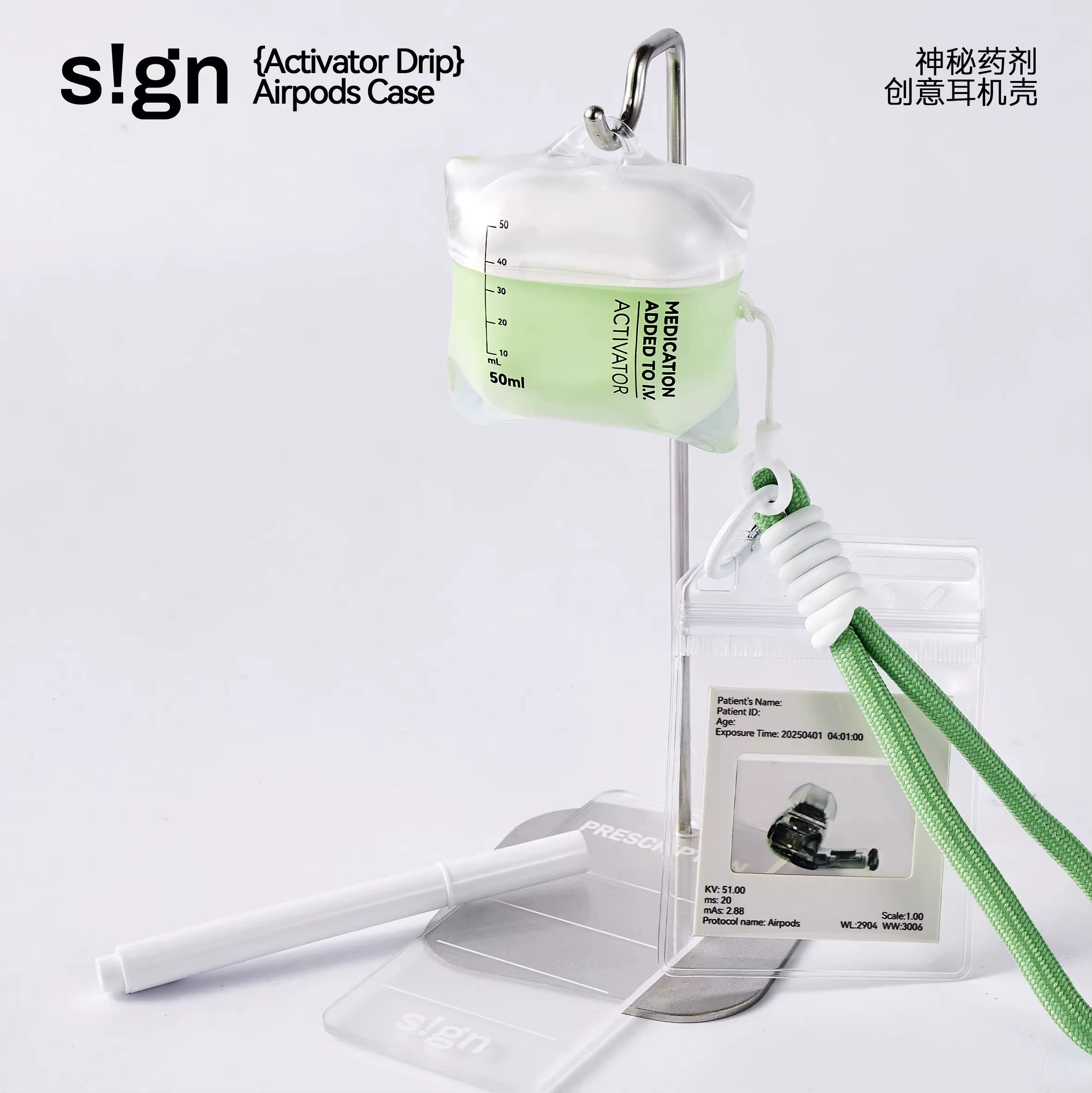 New for Airpods Pro1/2 Drip Blood Bag Earphone Case for Airpods 4 Bluetooth Silicone Transparent Headphone Case Protective Cover